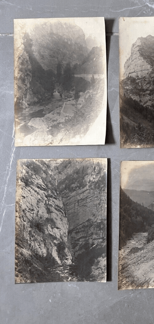 Vintage Photographs Mountain, Cave, People, Landscape image 2