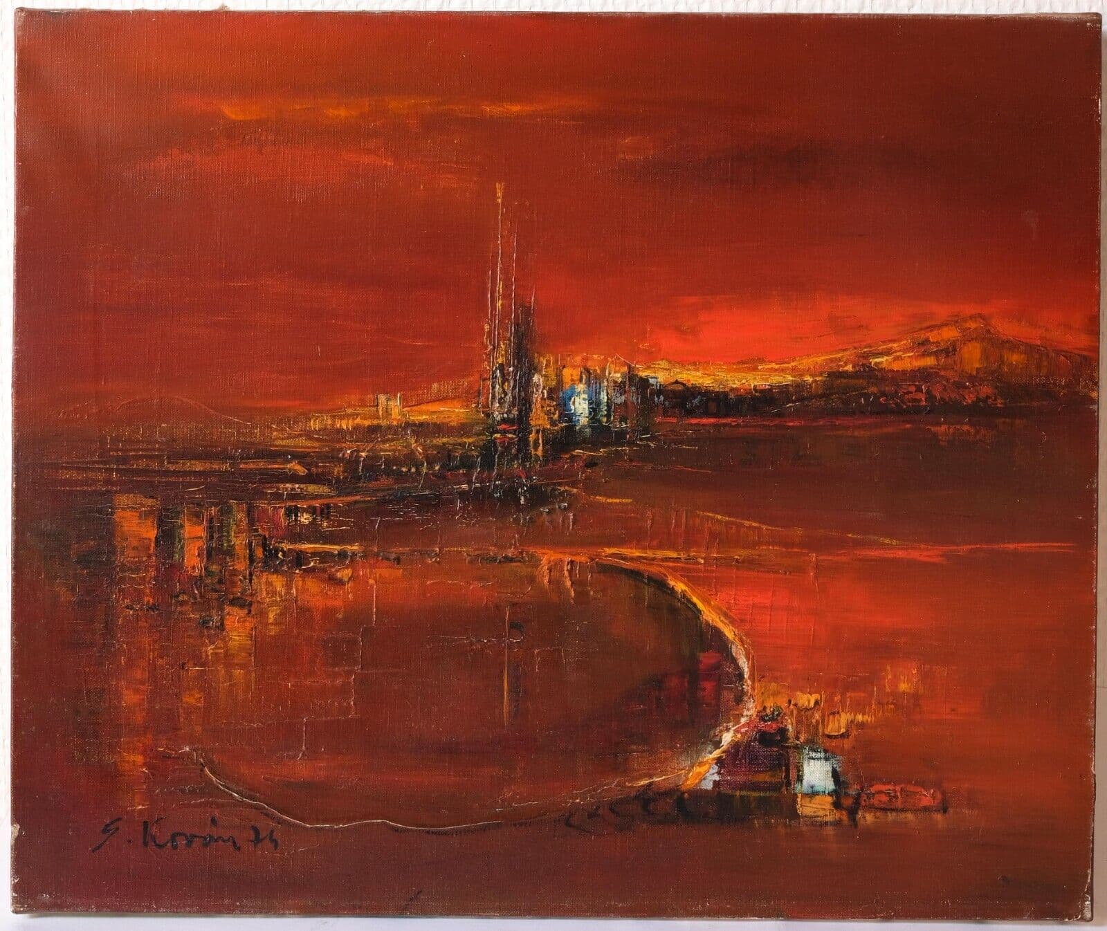 Stéphane KOVAN (XX) Abstraction Painting