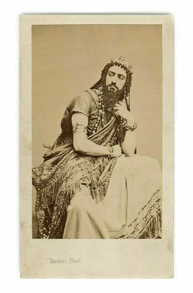 CDV Vintage Photographs DISDERI French Bass Louis-Henry Obin c.1865 image 2