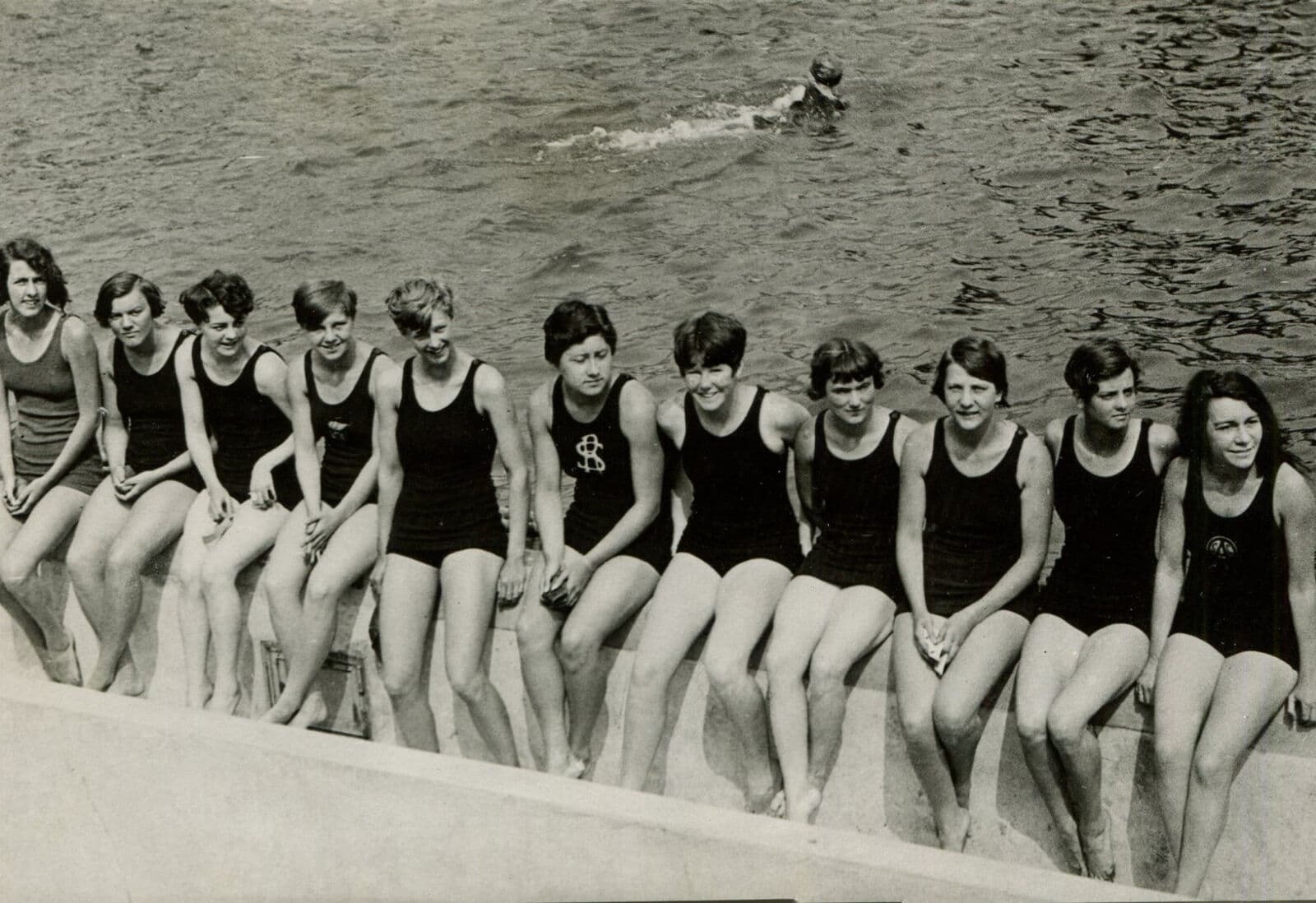 Vintage Photography Original American Swimmers 1920'
