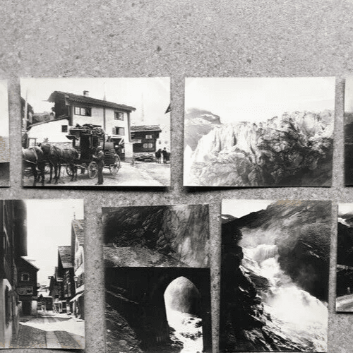 Vintage Photographs Lot x11 Mountain Landscape and People 1902 image 6