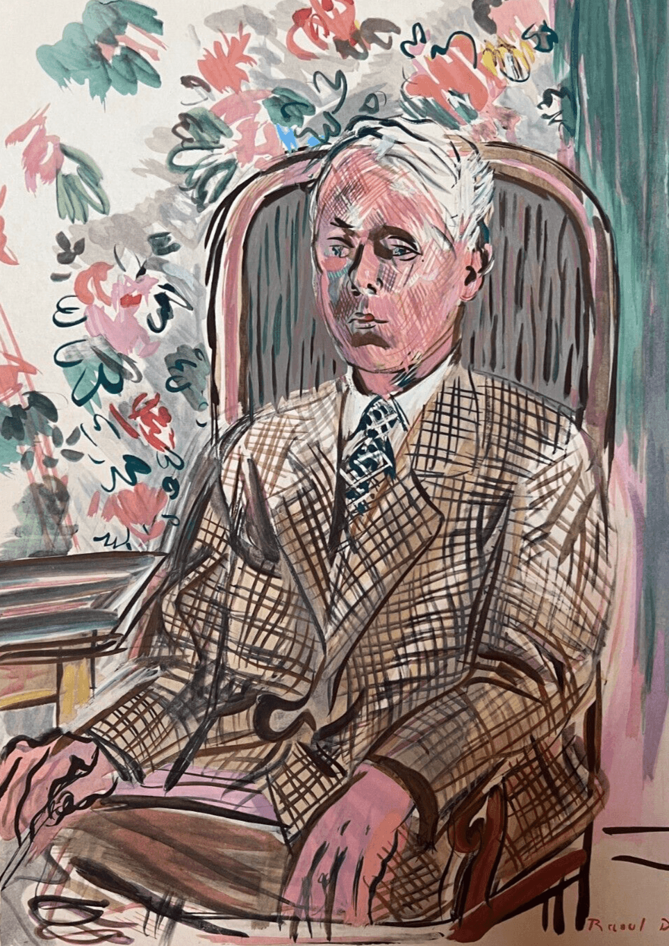 Raoul DUFY (1877-1953) Auto Portrait of the Artist Lithograph image 1