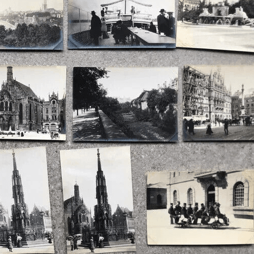 Vintage Photographs Lot x20 Europe Cityviews Landscape 1902 image 9