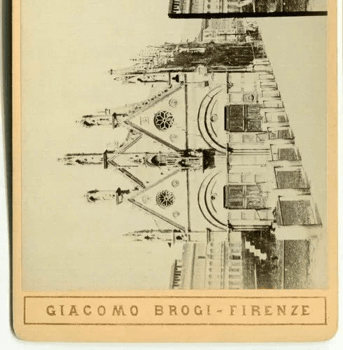 Vintage Stereoview Photo Giacomo BROGI - Pisa. S.Maria della Spina c. 1870 image 4