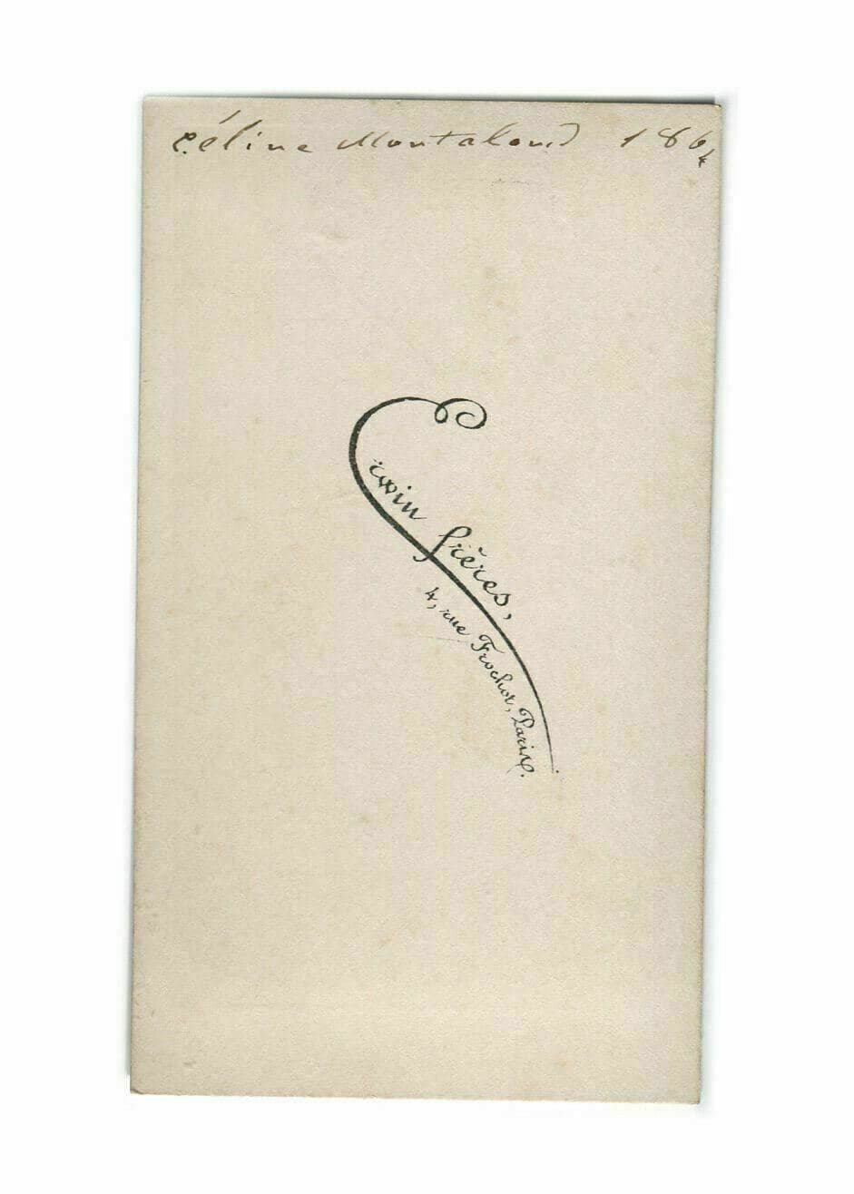 CDV Vintage Photographs ERWIN FRERES - Celine Montaland - OPERA - Albumen c.1864 image 5