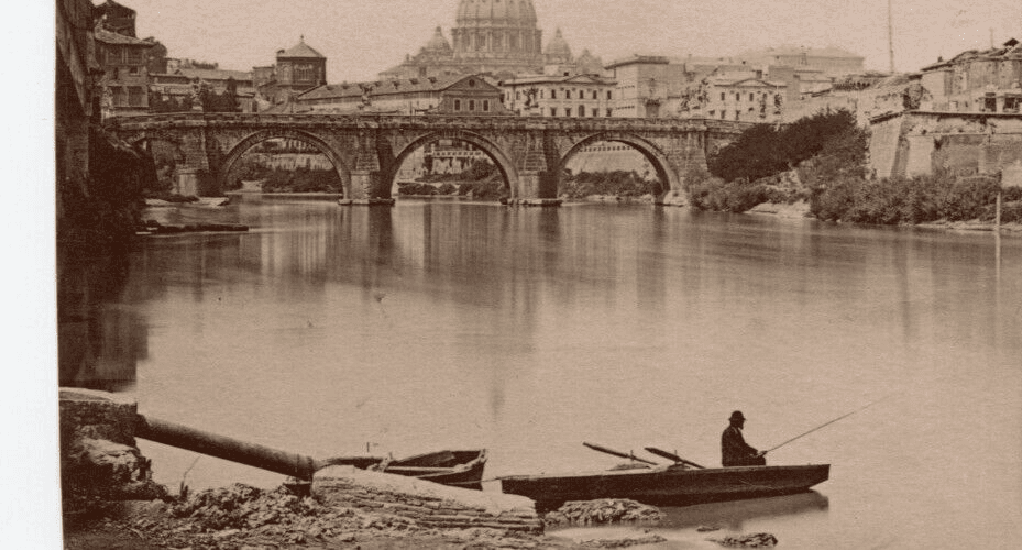 Vintage Photograph Italy, Roma Landscape 1901 image 2