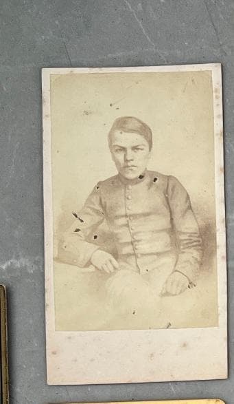 Lot of 10 Antique CDV Photos - 19th Century Children & Young Adults image 4