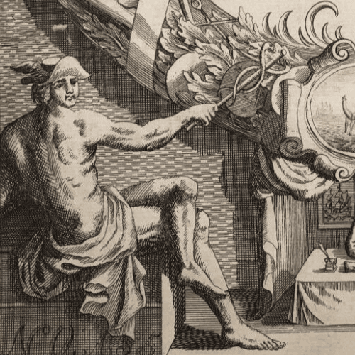 Antique Original Etching Pieter VAN DEN BERGE (1659-1737) image 3