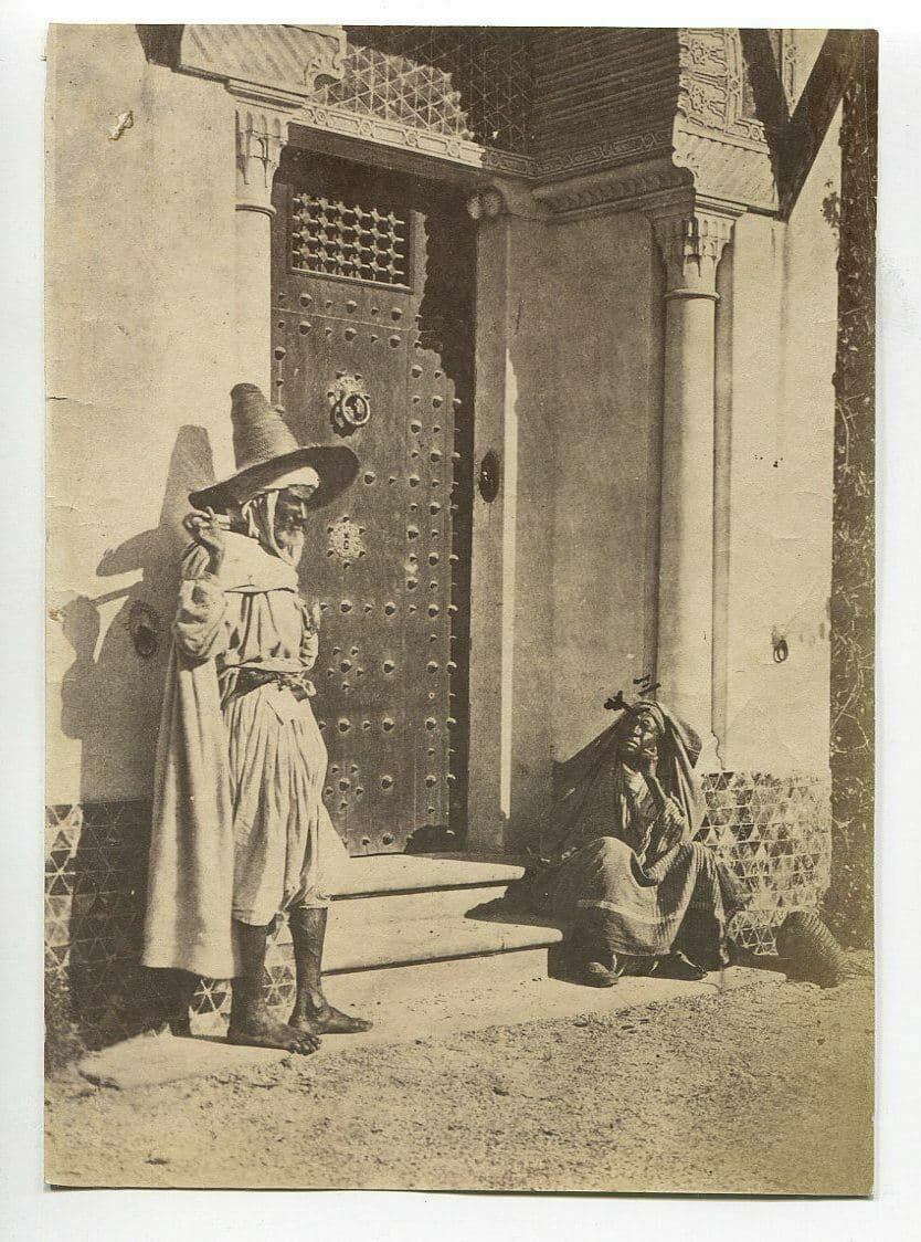 Vintage Photographs Leroux, Famin - People Tunisia Algeria Albumen c.1880 x4 image 1