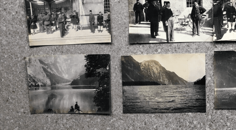 Vintage Photographs Lot x16 Mountain and People Landscape image 2