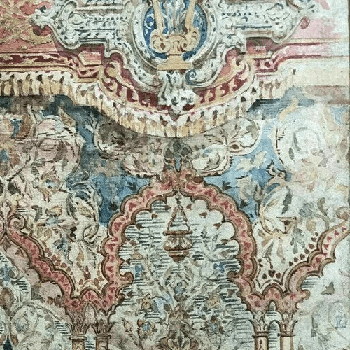 Antique Drawing 19th century Decoration, Architecture Architectural image 3