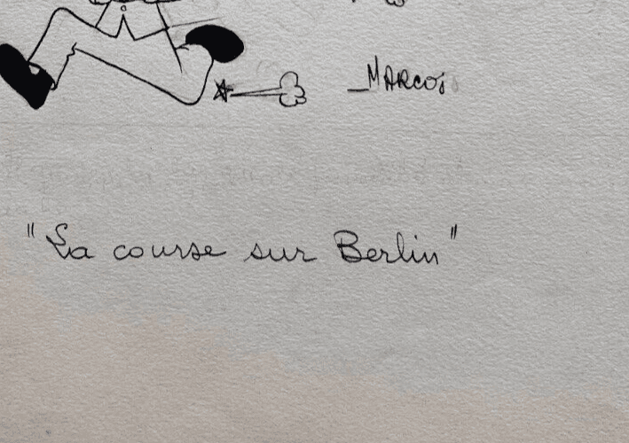 Vintage Original Drawing SIRIUS (1911-1997) Cartoon, Caricature, People, WWII image 4