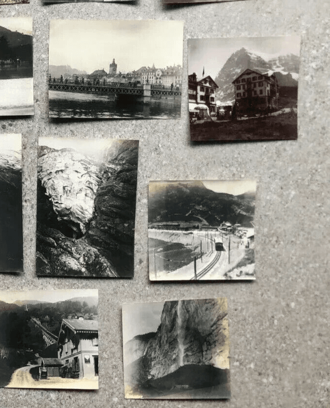 Vintage Photographs Lot x22 Eiger, Fiescherhorn, Wetterhorn, Alpnach 1902 image 10