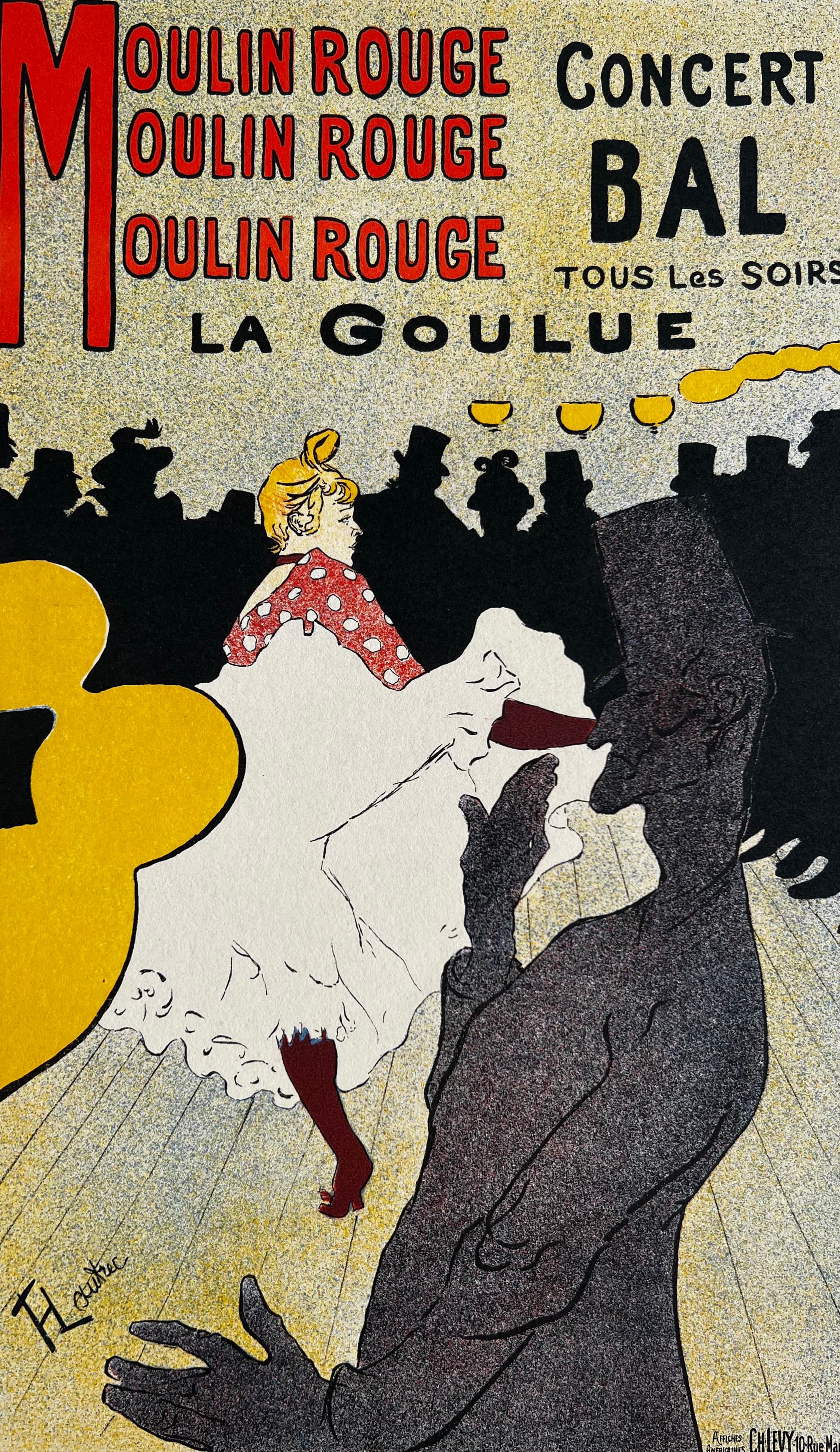 Vintage Print Moulin Rouge, la Goulue image 1