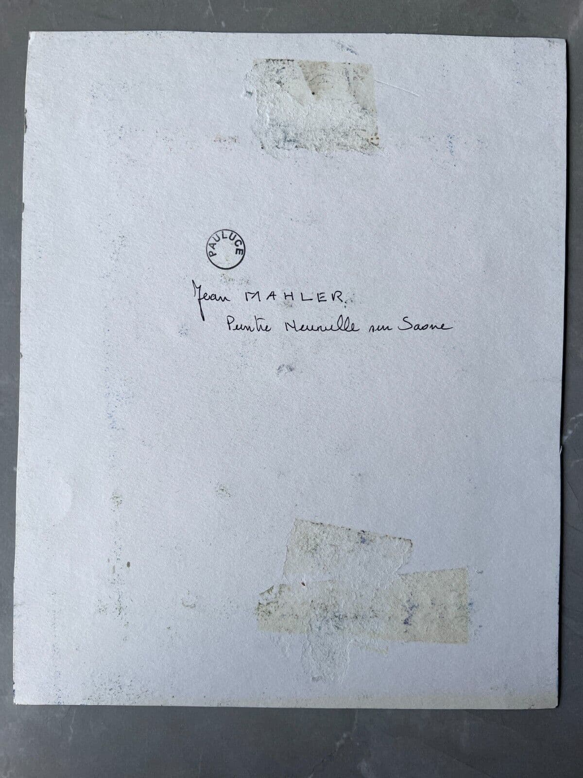 Antique Original Drawing Jean MAHLER Abstraction, Flowers, Bouquet image 6
