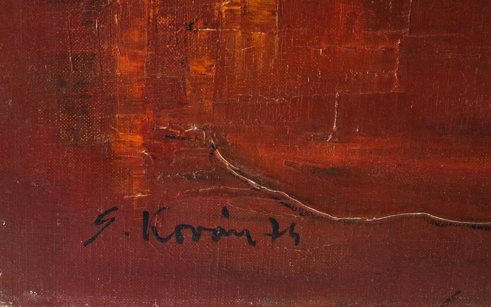 Stéphane KOVAN (XX) Abstraction Painting image 2