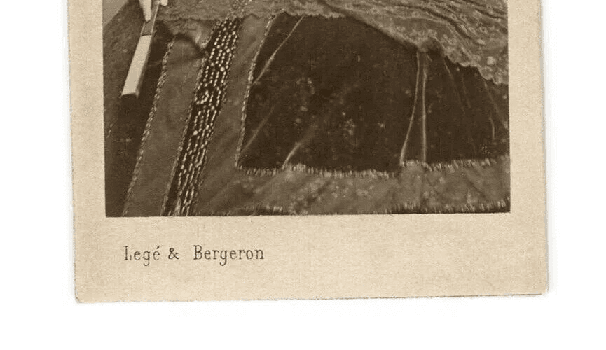 CDV Vintage Photographs Lege & Bergeron Marie Constance Sasse Opera image 3