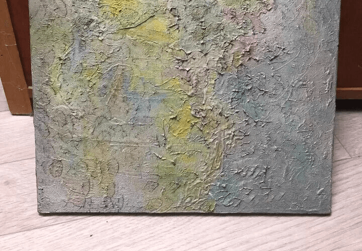 Modern Original Painting Abstract Blue, Dream image 4