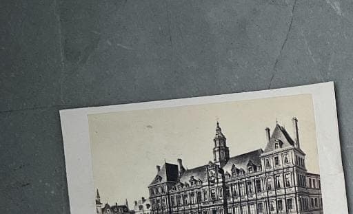 Antique Architectural Photo Cards Set - Historical Buildings, Landscapes, and image 3
