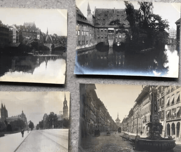 Vintage Photographs Lot x20 Europe Cityviews Landscape 1902 image 6