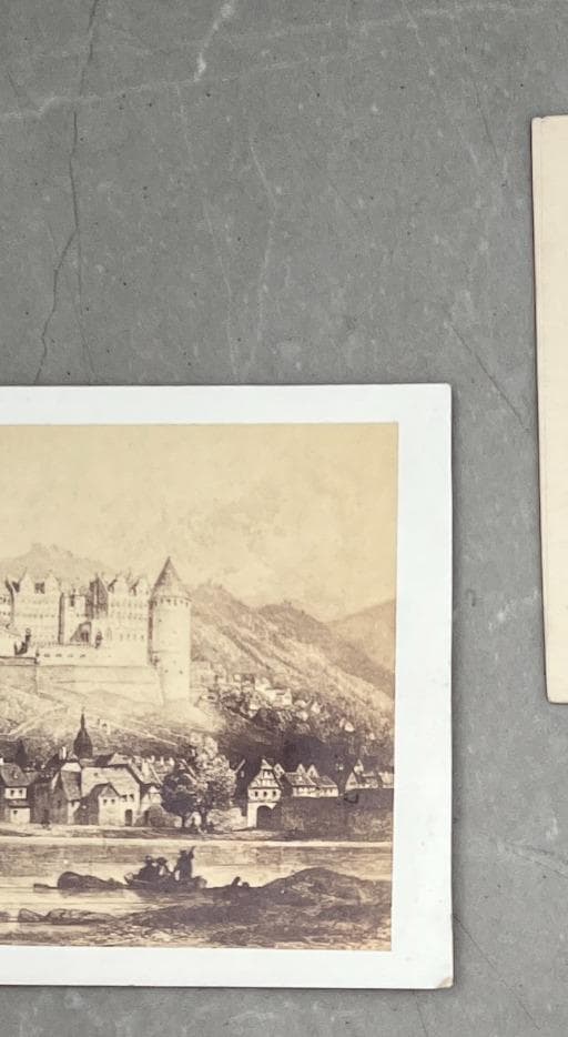 Antique Carte de Visite Collection – 19th Century Landscape Prints – Set of 5 image 9