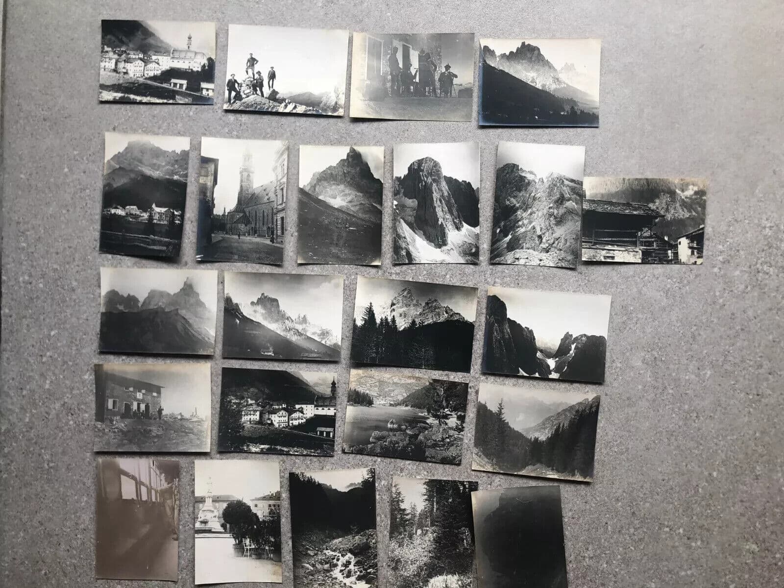 Vintage Photographs Lot x23 Mountain Landscape and People 1902 image 7