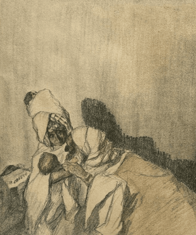 Vintage Print Religious, Bible, Abel Pann image 1