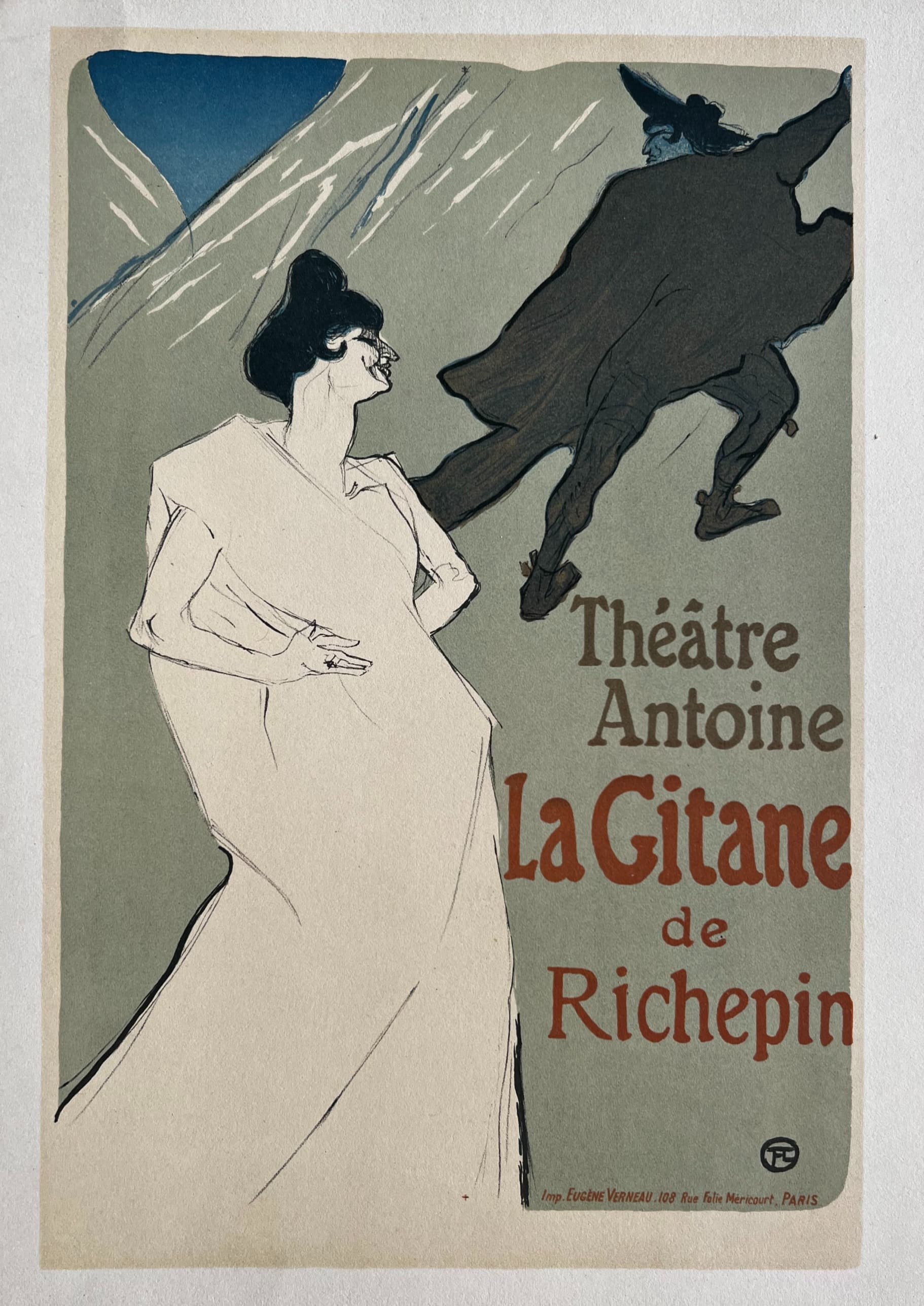 Print Theatre Antoine, La Gitane de Richepin image 2