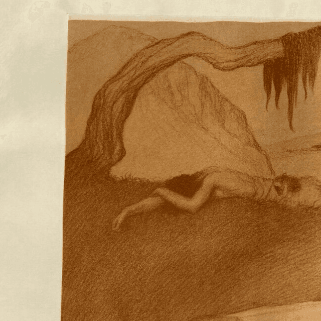 Vintage Lithography Abel Pfeffermann PANN (1883-1963) - Bible, Geneva, Cain image 4