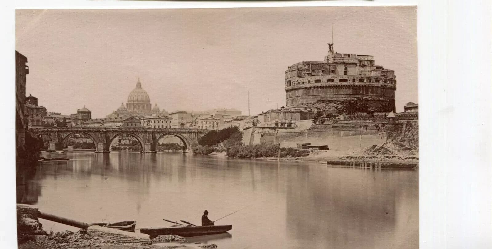 Vintage Photograph Italy, Roma Landscape 1901 image 6