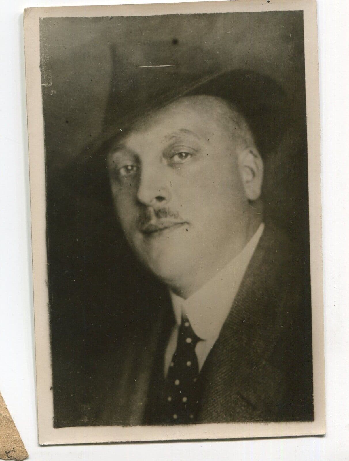 Vintage Photography PRESS Austrian Minister Portrait c. 1930 image 2