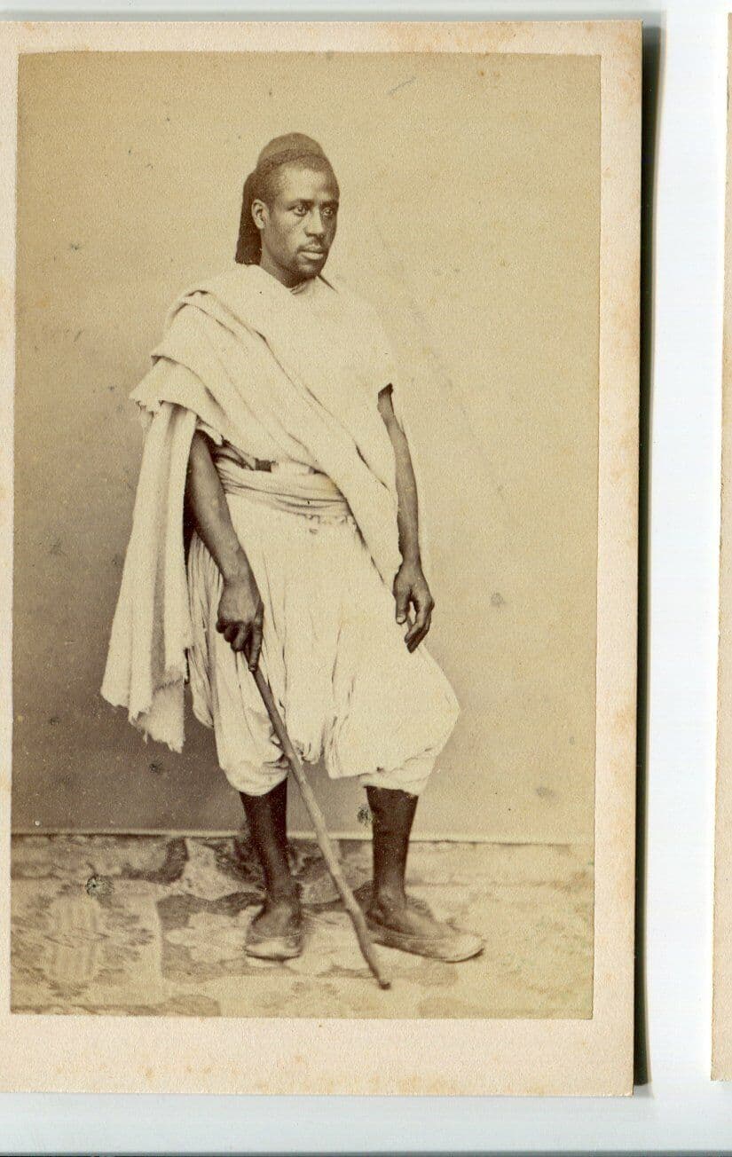 CDV Photograph Orientalist Man Portrait , Alary & Geiser c. 1870