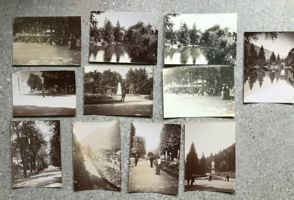 Vintage Photographs Lot Luchon, Cauterats, Tarbes, Hermal x11 1902 image 5