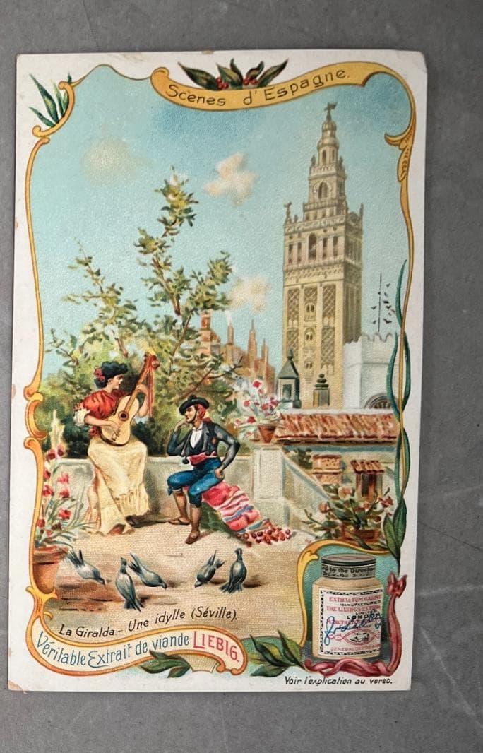 Set of 3 Liebig Trade Cards - Scenes of Spain, Vibrant 19th Century Art image 5