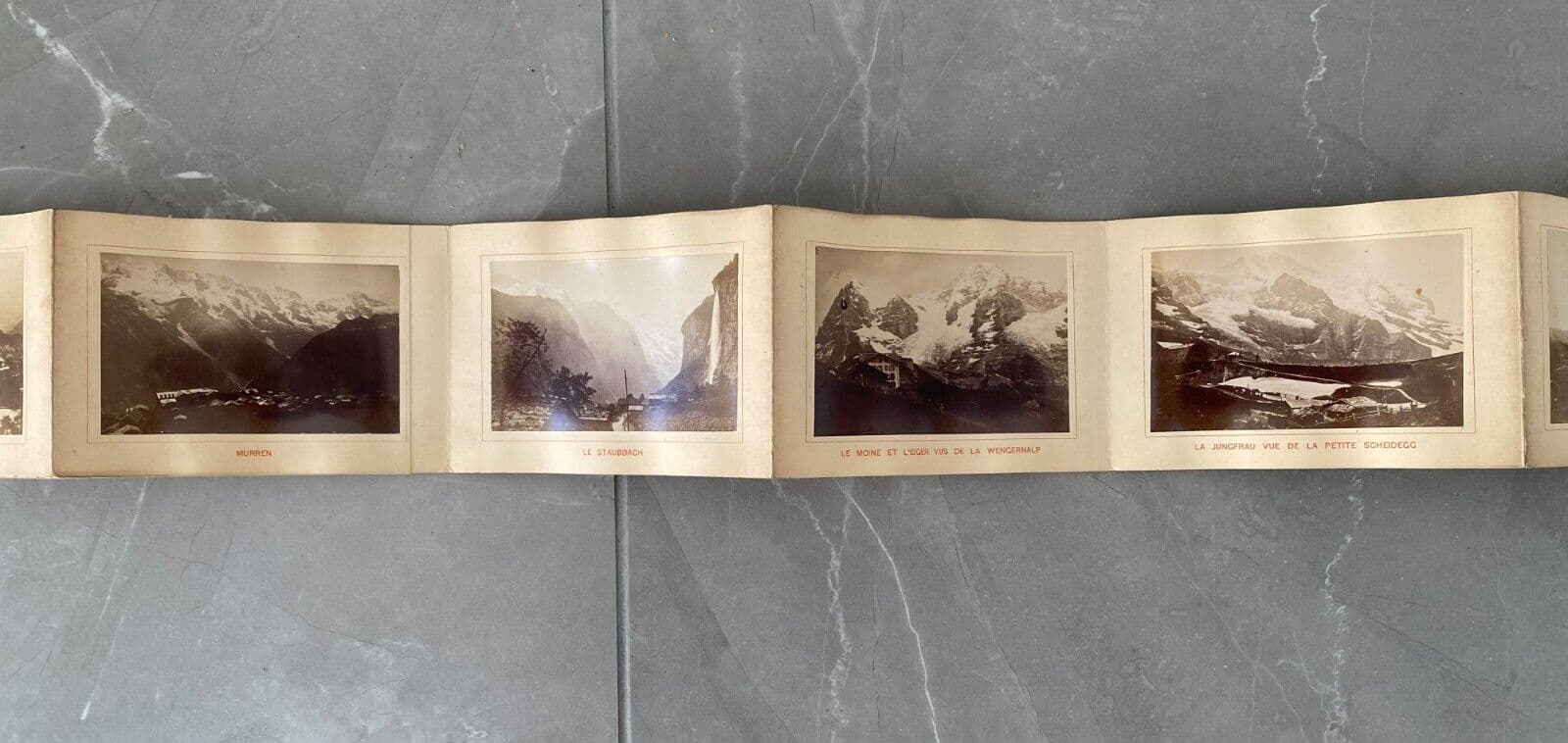 Vintage Photographs Antique Album Oberland Bernois, albumen prints c 1870 image 3