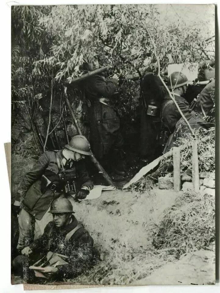 Vintage Photographs FRANCE PRESSE - Observatory on the front WWII 08.10.1939 image 5