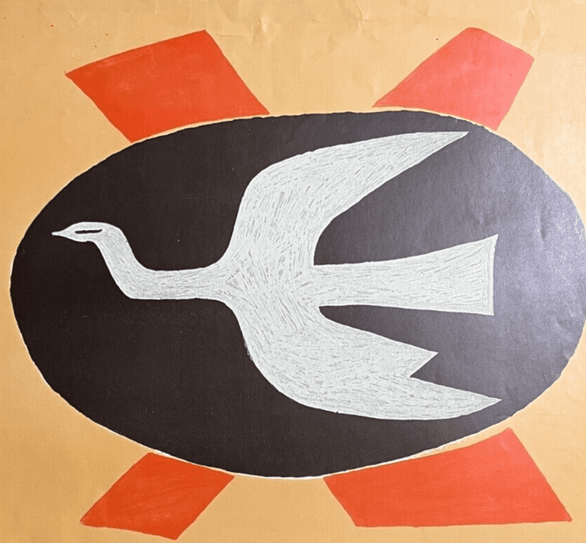 Vintage Poster Georges Braque Exhibition, L'Oeuvre Graphique 1979 image 3