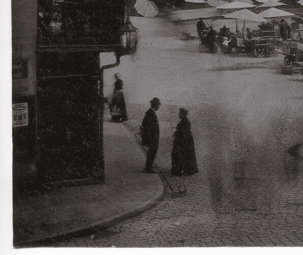 Vintage Photographs Landscape Nuremberg, Notre-Dame Church, Germany c 1900 image 2