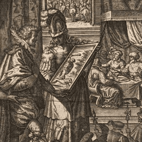 Antique Etching Léonard GAULTIER (1561-1630) History, Royalty, War, Religion image 6