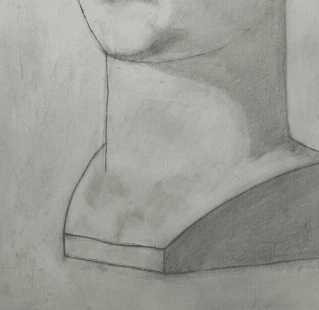 Antique Original Drawing Man, Portrait, Sculpture, Profil image 4