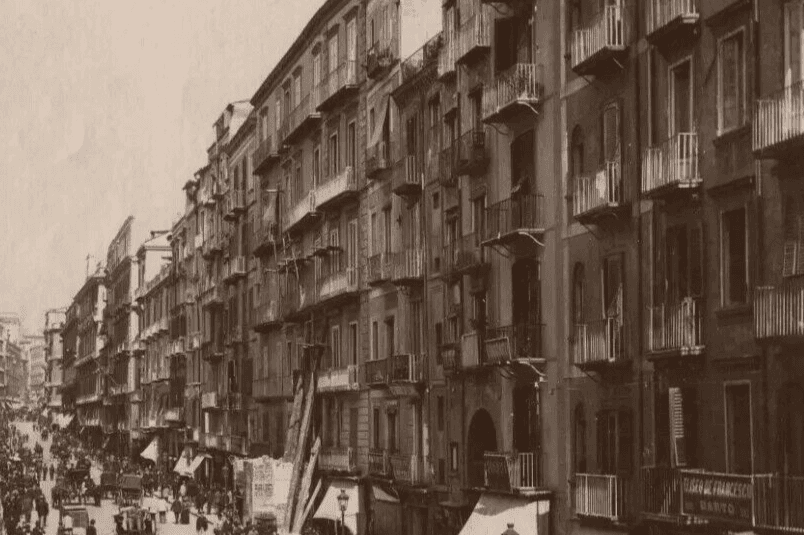 Vintage Photographs Landscape Naples, Italy, via Roma gia Toledo circa 1900 image 6