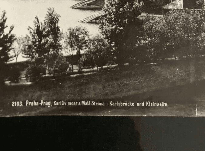 Vintage Photographs Landscape prag, Karlsbrucke und Kleinseite, Cityview image 3