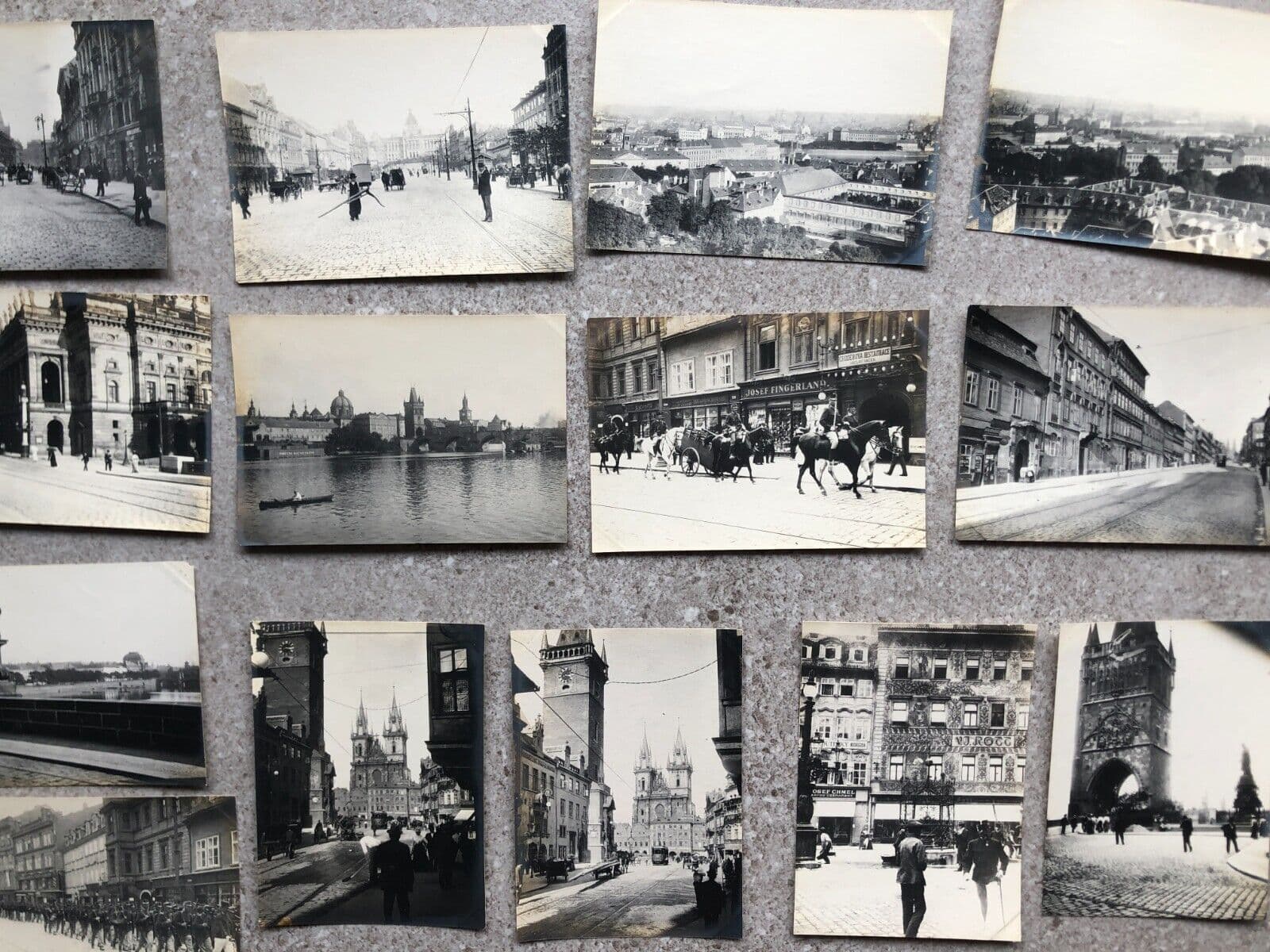 Vintage Photographs Lot x14  Cityviews, Prague Landscapes 1902 image 2
