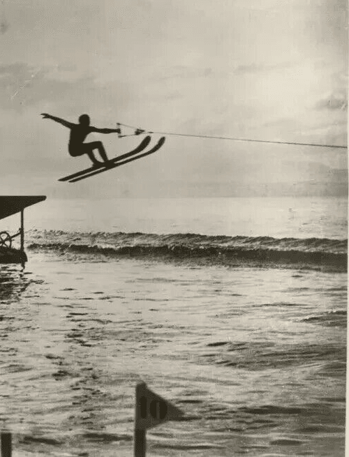 Vintage Photography Original SportWater Ski Championships c. 1950 image 8
