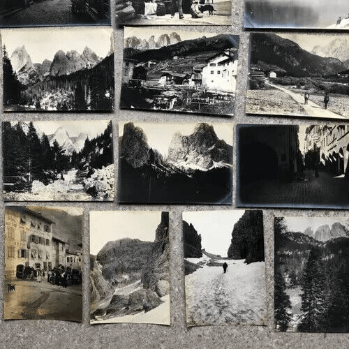 Vintage Photographs Lot x21 Mountain Landscape, Piz Palin, Tirren, Saraguin 1902 image 10