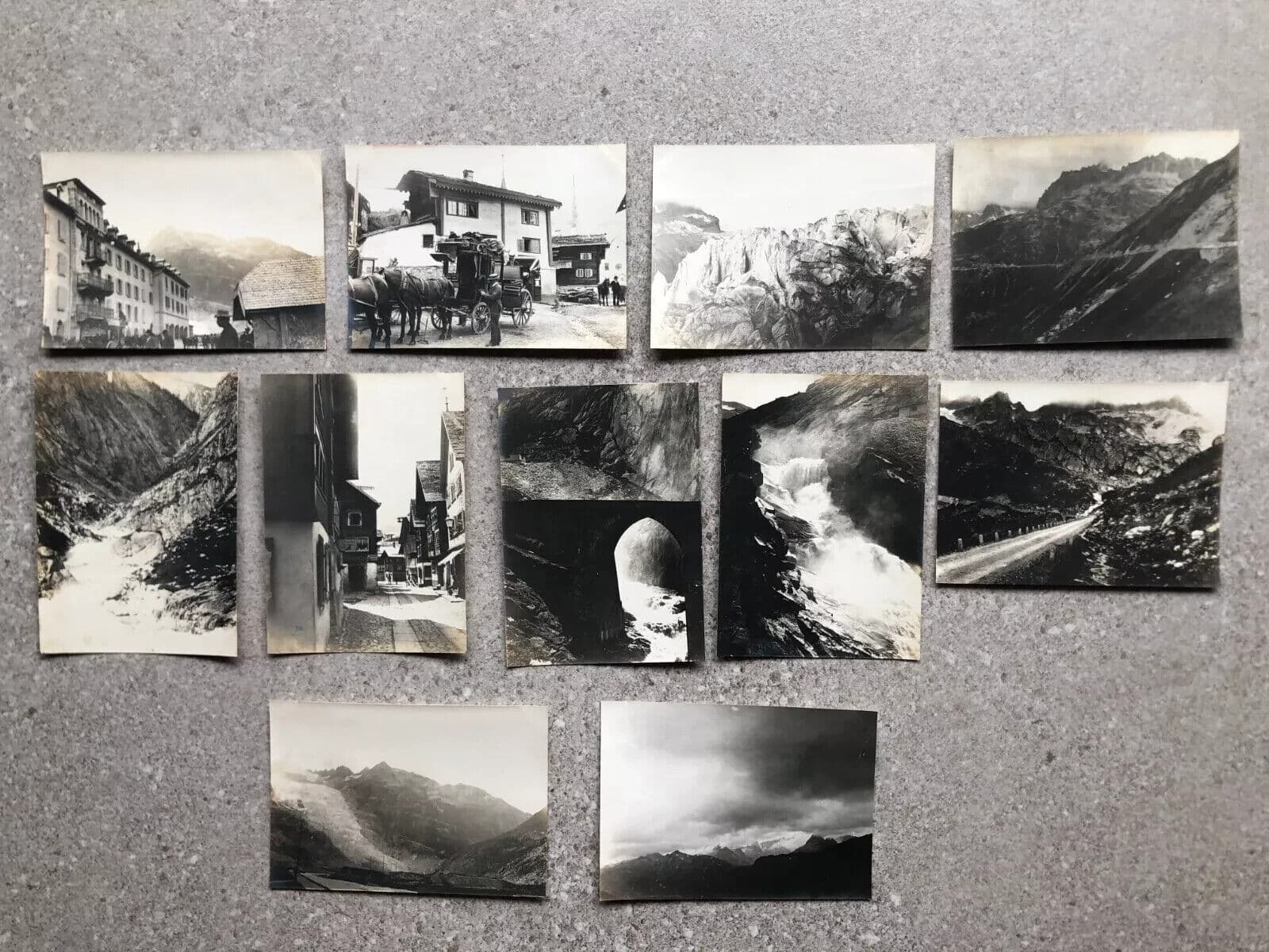 Vintage Photographs Lot x11 Mountain Landscape and People 1902 image 4