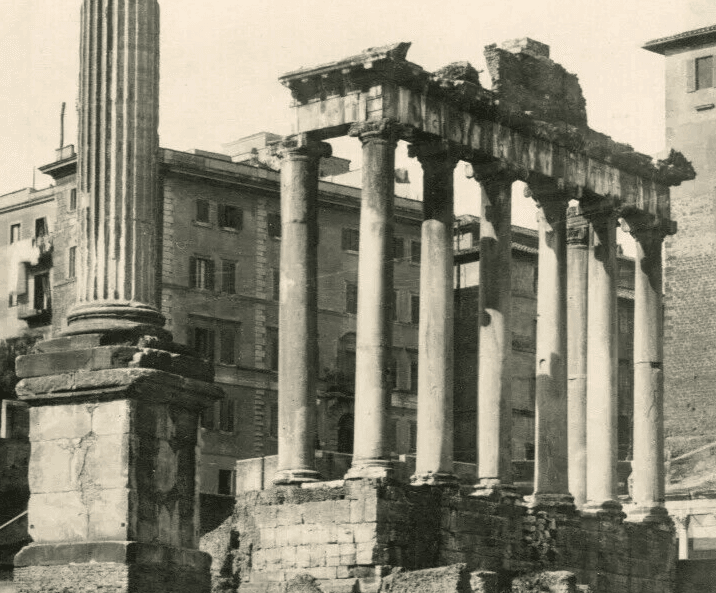Vintage Photographs Landscape Forum Colonne Foca, Italy circa 1900 image 4