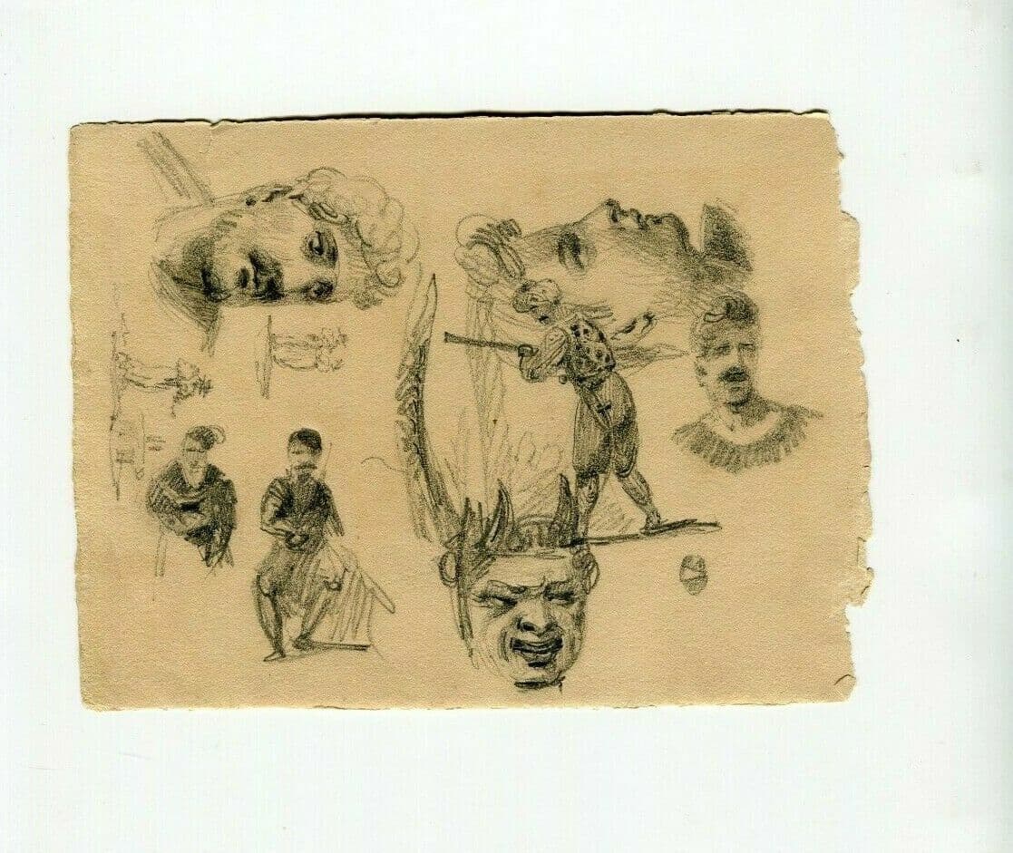 Drawing 19th Century Figures Portrait image 3