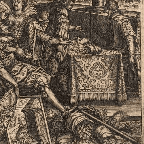 Antique Etching Léonard GAULTIER (1561-1630) History, Royalty, War, Religion image 6