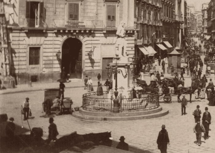 Vintage Photographs Landscape Naples, Italy, via Roma gia Toledo circa 1900 image 2